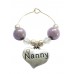 Nanny Wine Glass Charm with Gift Card